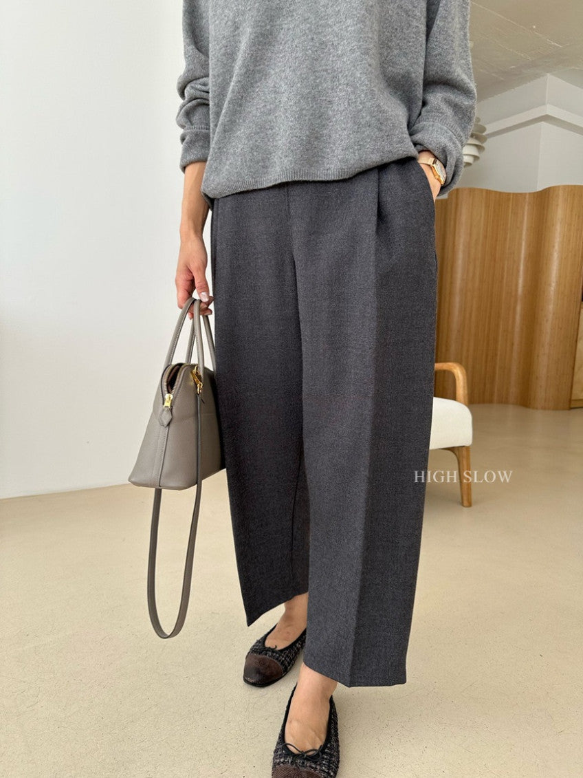 🧶 [카인드]터치 울 팬츠 가을.초겨울용 고급스러운 라인 팬츠| Kind Touch Wool Pants