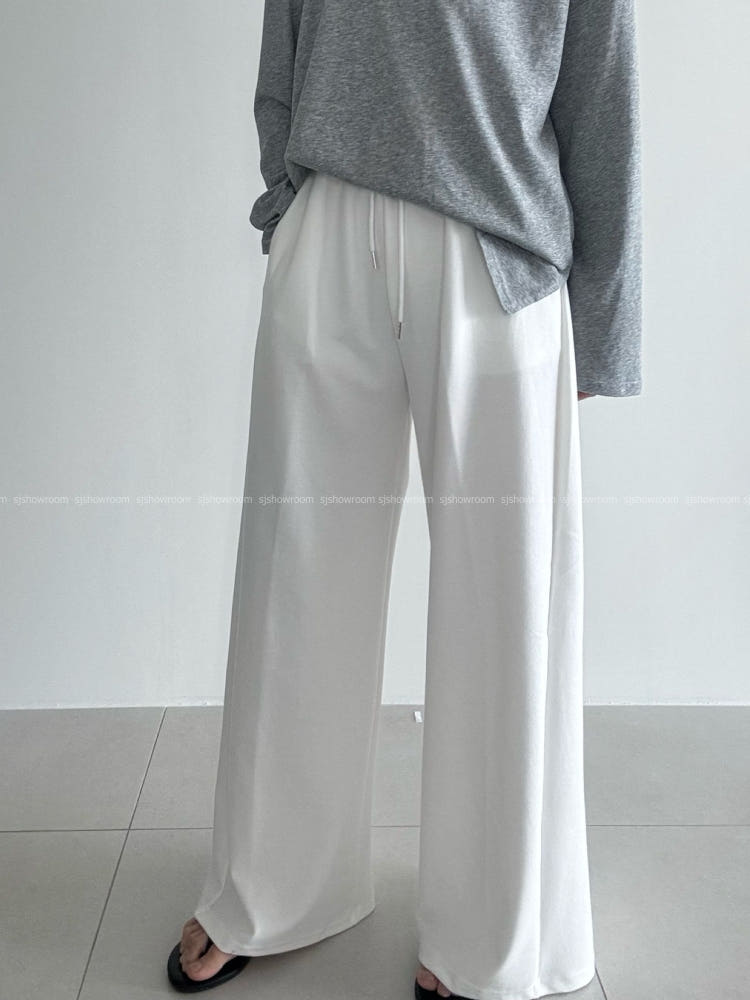 👖 [리플] 에코 옆절개 스트레치 와이드 루즈핏 트레이닝 팬츠 | Eco Side-Seam Stretch Wide Training Pants