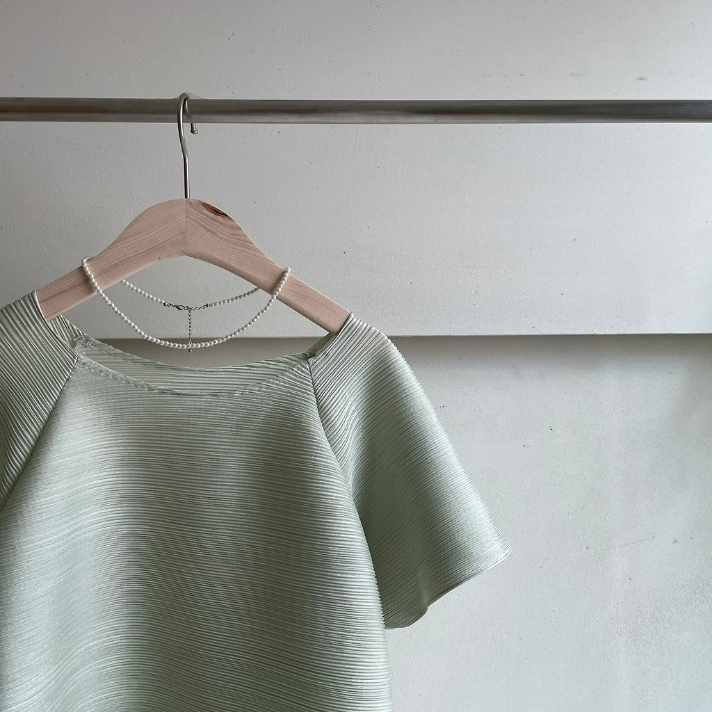 🌸독특한 디자인, Young디자인[77초 까지 예쁘게 가능]✨ 원더 플리츠 블라우스 | Wonder Pleats Blouse ✨🌿