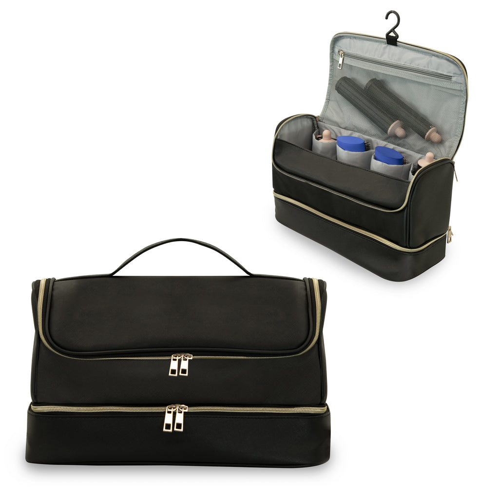 다이슨 에어랩 케이스(검정)/ Travel Case for Dyson Airwrap(Black) – Double-Layer Organizer