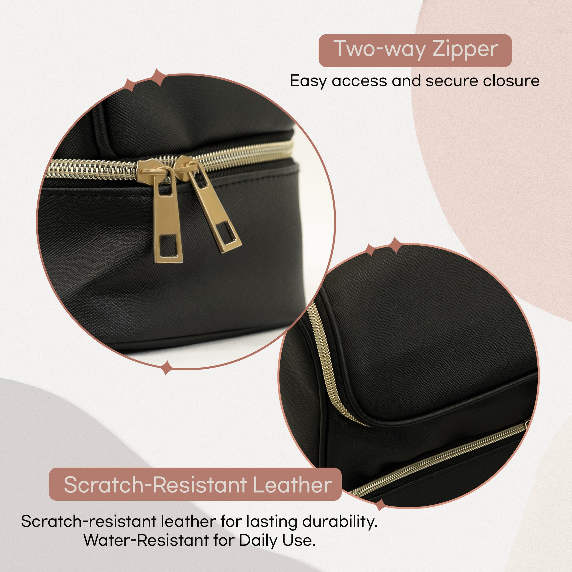다이슨 에어랩 케이스(검정)/ Travel Case for Dyson Airwrap(Black) – Double-Layer Organizer