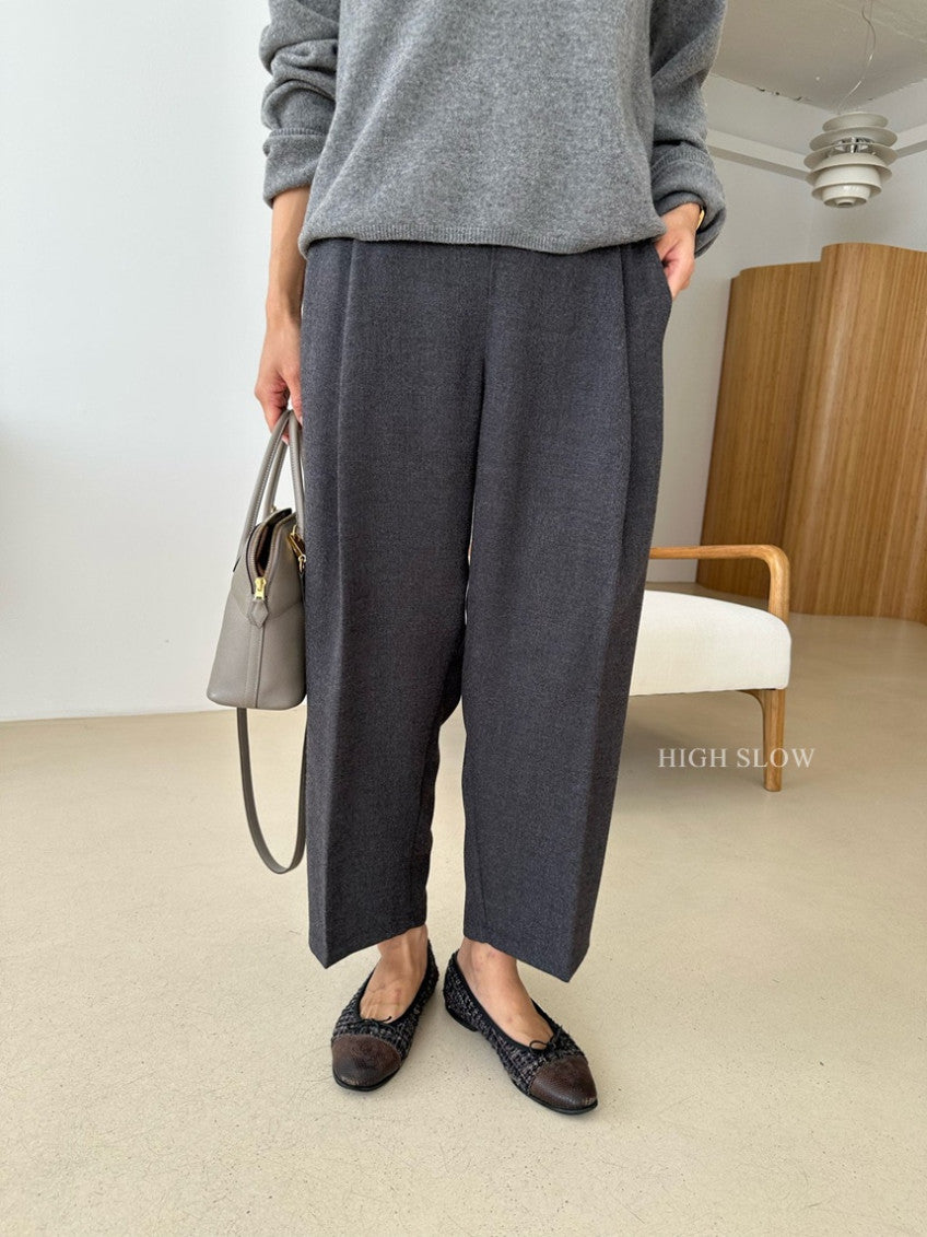 🧶 [카인드]터치 울 팬츠 가을.초겨울용 고급스러운 라인 팬츠| Kind Touch Wool Pants