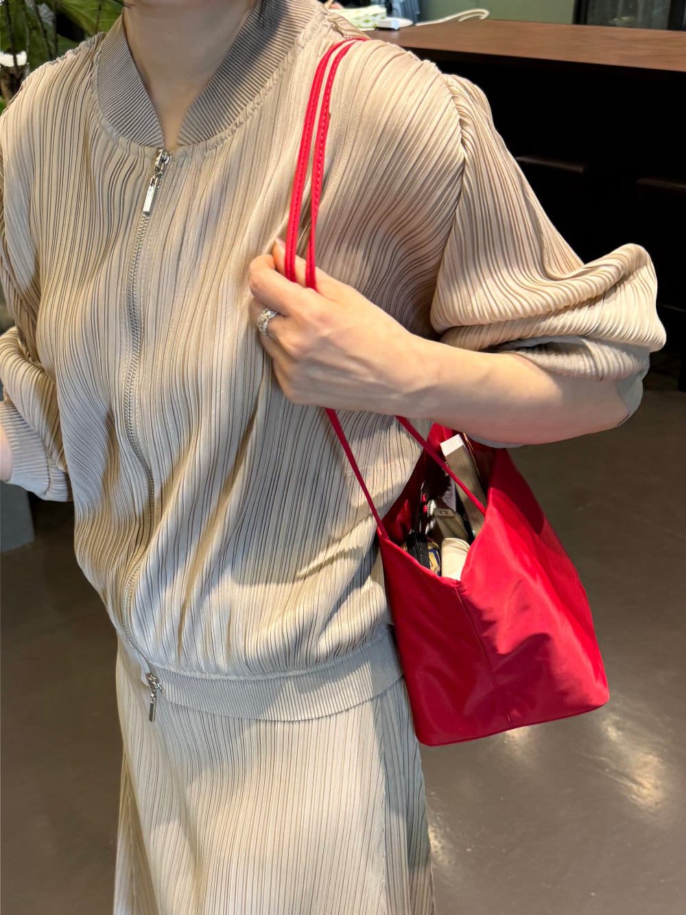 💕 마스 로제 경량 숄더백 | Mars Rosé Lightweight Shoulder Bag