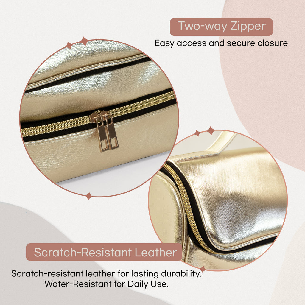 다이슨 에어랩 케이스(골드) /Travel Case for Dyson Airwrap (Gold) – Double-Layer Organizer
