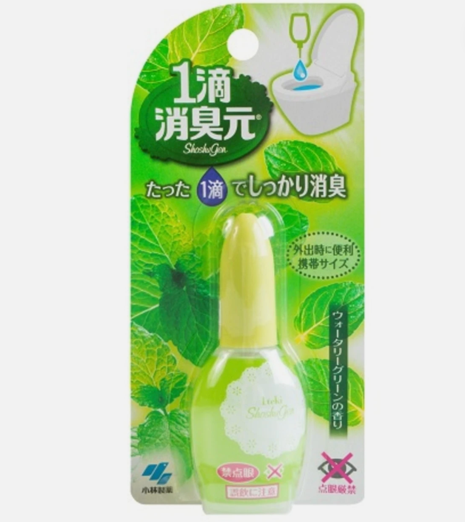 고바야시 1방울 변기 탈취제 Shoshu Gen Drop (로즈 / 워터리 민트)/Kobayashi Shoshu Gen “1 Drop Toilet Deodorizer” (Rose / Watery Mint)20mL