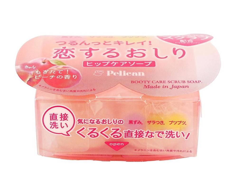 🇯🇵🧼돈키호테 인기 "엉덩이비누" Pelican Soap ‘코이스루 오시리’ 힙 케어 비누 | Pelican Soap “Koisu ru Oshiri” Hip Care Soap | Peach-Scented Smooth & Silky Butt Care Bar