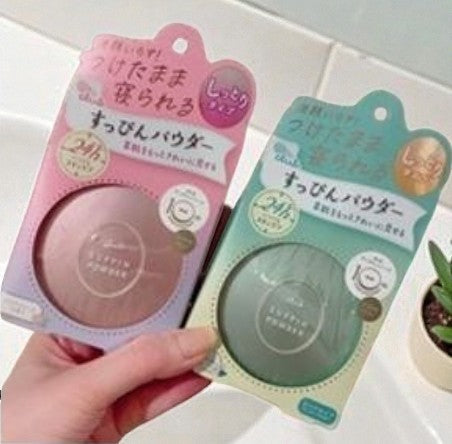 🇯🇵Club Suppin Powder 클럽 스핀 파우더 — 핑크·그린 뽀송 민낯 파우더/ Club Suppin Powder — Pink / Green Soft Matte Bare-Skin Finish Powder