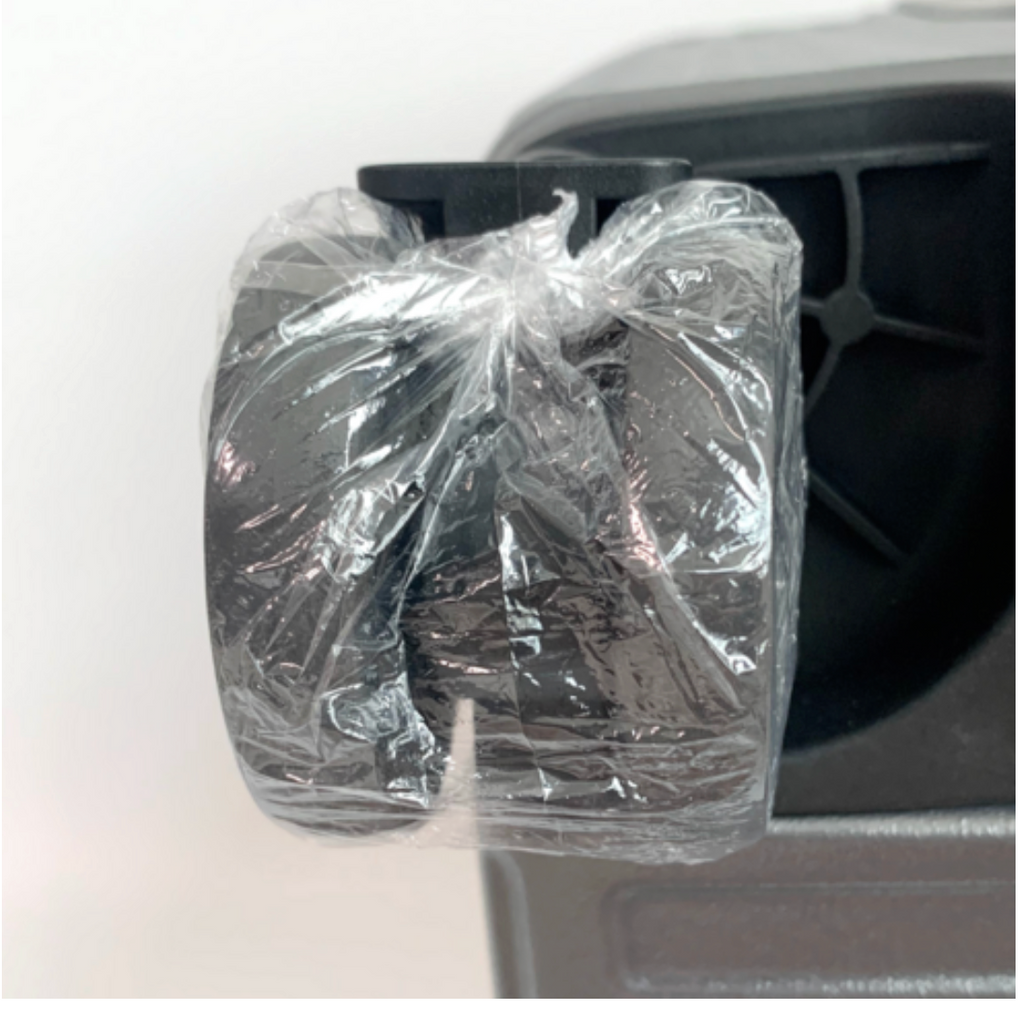 ✈️🧳일회용 캐리어 바퀴 커버 100P — 여행 후 바퀴 오염 걱정 끝! / Disposable Luggage Wheel Covers 100 Pack — Keep Your Floors Clean After Travel