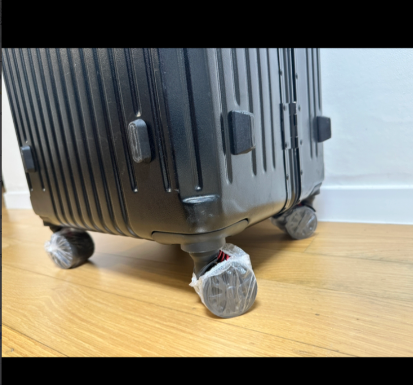 ✈️🧳일회용 캐리어 바퀴 커버 100P — 여행 후 바퀴 오염 걱정 끝! / Disposable Luggage Wheel Covers 100 Pack — Keep Your Floors Clean After Travel