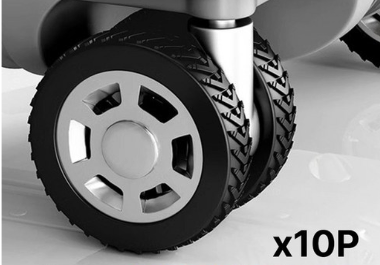 ✈️5세대 캐리어 바퀴 커버 10P – 실리콘 미끄럼 방지·소음 방지 / MonsterFarm 5th Gen Silicone Luggage Wheel Covers 10 Pack – Anti-Slip & Noise Reduction