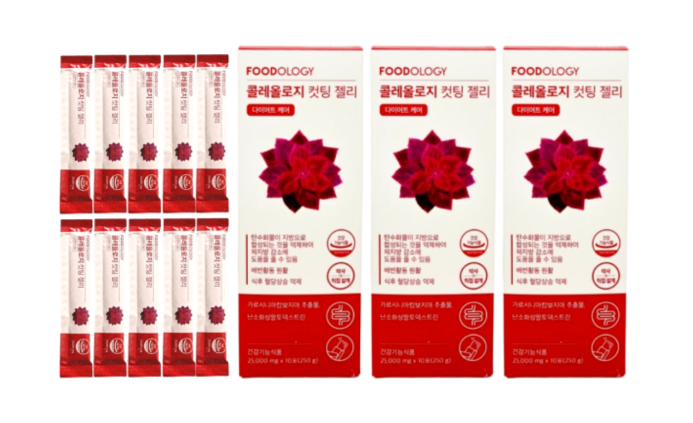🇰🇷2+1 Sale!![FOODOLOGY] 콜레올로지 컷팅 젤리 — 대한민국 1등 다이어트 젤리 / COLEOLOGY Cutting Jelly — Korea’s No.1 Olive Young Diet Jelly