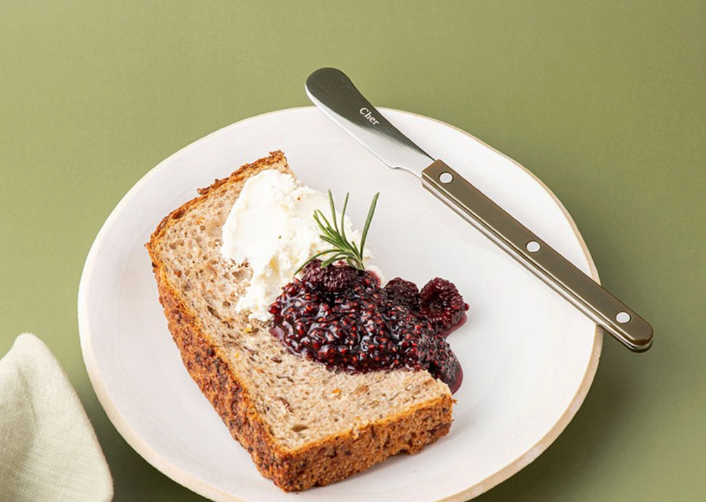 🇰🇷[프리미엄 디저트 커트러리][메종 오브제] 파르베 1인 디저트 세트 (티스푼 + 티포크 + 버터나이프)  Farbe 1-Person Dessert Cutlery Set (Teaspoon + Fork + Butter Knife)**