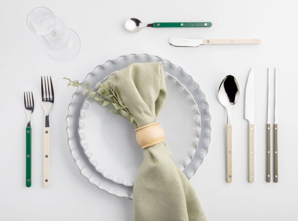 🇰🇷[프리미엄 디저트 커트러리][메종 오브제] 파르베 1인 디저트 세트 (티스푼 + 티포크 + 버터나이프)  Farbe 1-Person Dessert Cutlery Set (Teaspoon + Fork + Butter Knife)**