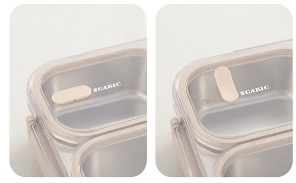 🔥Best🔥[밀폐도시락]새지않아요👍🏻2,3,4단 스텐 런치박스 (베이지) 🍱 – 직장인·소풍·도시락 완벽 세트  SGAKIC 2,3,4-Tier Stainless Lunch Box | Stackable Bento Box for Meal Prep & On-the-Go