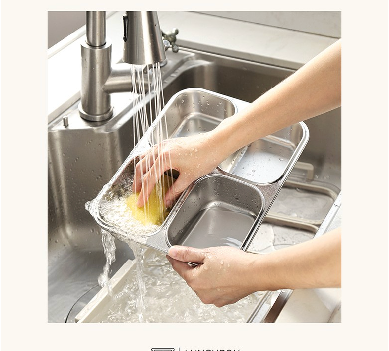 🔥Best🔥[밀폐도시락]새지않아요👍🏻2,3,4단 스텐 런치박스 (베이지) 🍱 – 직장인·소풍·도시락 완벽 세트  SGAKIC 2,3,4-Tier Stainless Lunch Box | Stackable Bento Box for Meal Prep & On-the-Go