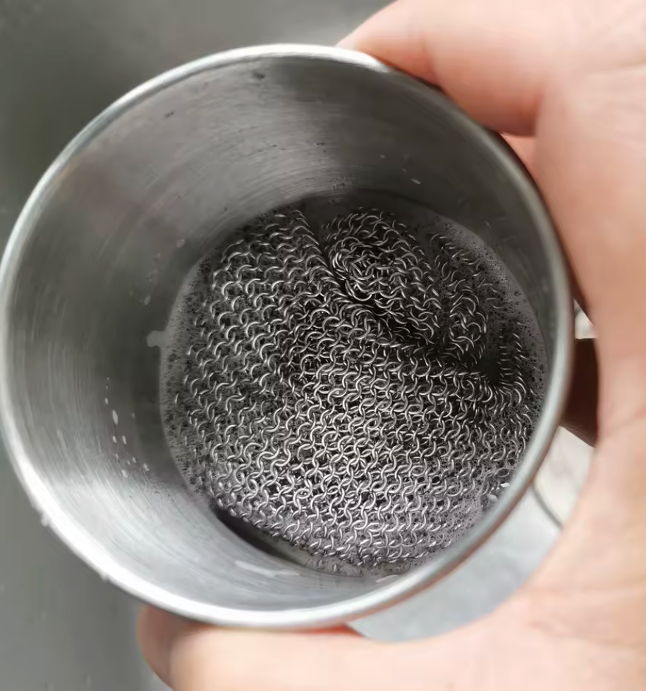 [긁힘없는 철수세미] 니엘로 의료용 316L 스테인리스 철수세미 18cm  Nielo 316L Stainless Steel Scrubber – Large 18cm**