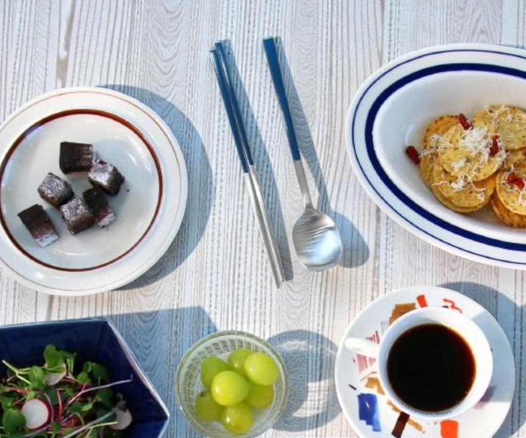 🇰🇷🥄국내산 블루테이블 포스코 세라믹 컬러 수저 4인 세트  Handmade Ceramic Color Cutlery Set (4-Person Set)