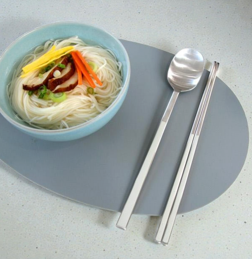 🇰🇷🥄국내산 블루테이블 포스코 세라믹 컬러 수저 4인 세트  Handmade Ceramic Color Cutlery Set (4-Person Set)