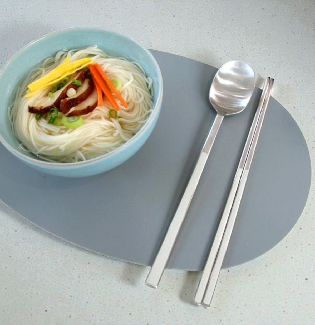 🇰🇷🥄국내산 블루테이블 포스코 세라믹 컬러 수저 4인 세트  Handmade Ceramic Color Cutlery Set (4-Person Set)