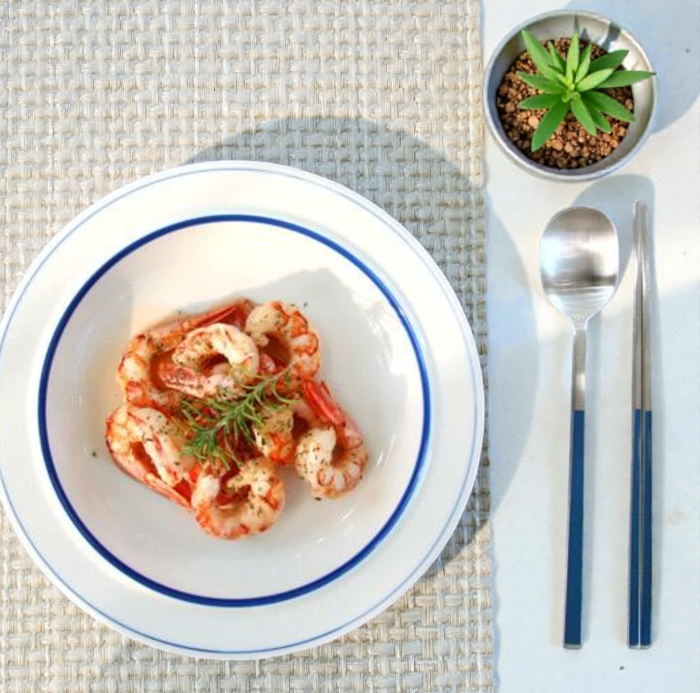 🇰🇷🥄국내산 블루테이블 포스코 세라믹 컬러 수저 4인 세트  Handmade Ceramic Color Cutlery Set (4-Person Set)