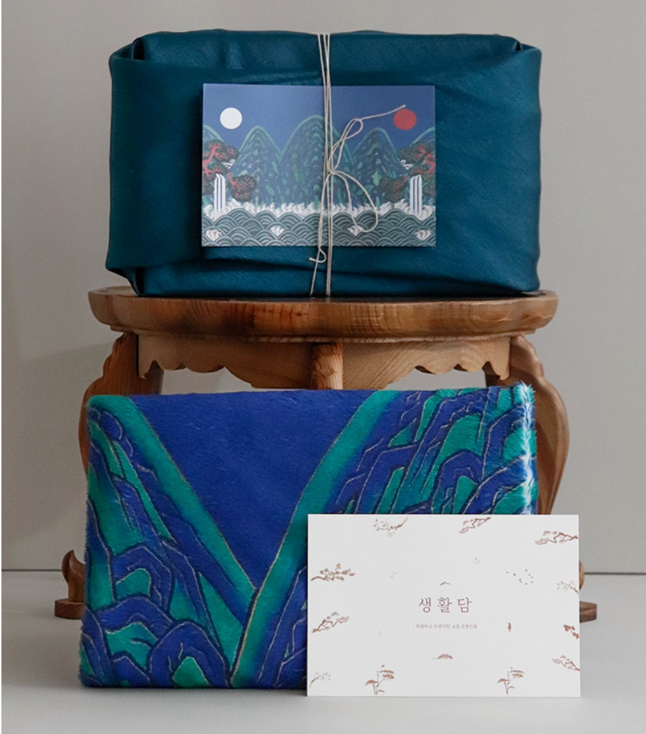 🇰🇷생활담 일월 오봉도 한국 전통 담요 · 국립중앙박물관 굿즈  Korean Traditional Blanket – National Museum of Korea Inspired