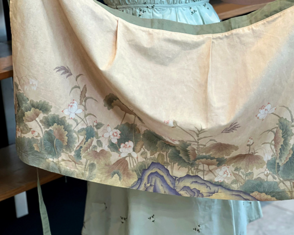 🇰🇷궁중화원 궁중화 일월오봉도 앞치마 Royal Palace Ilwolobongdo Apron