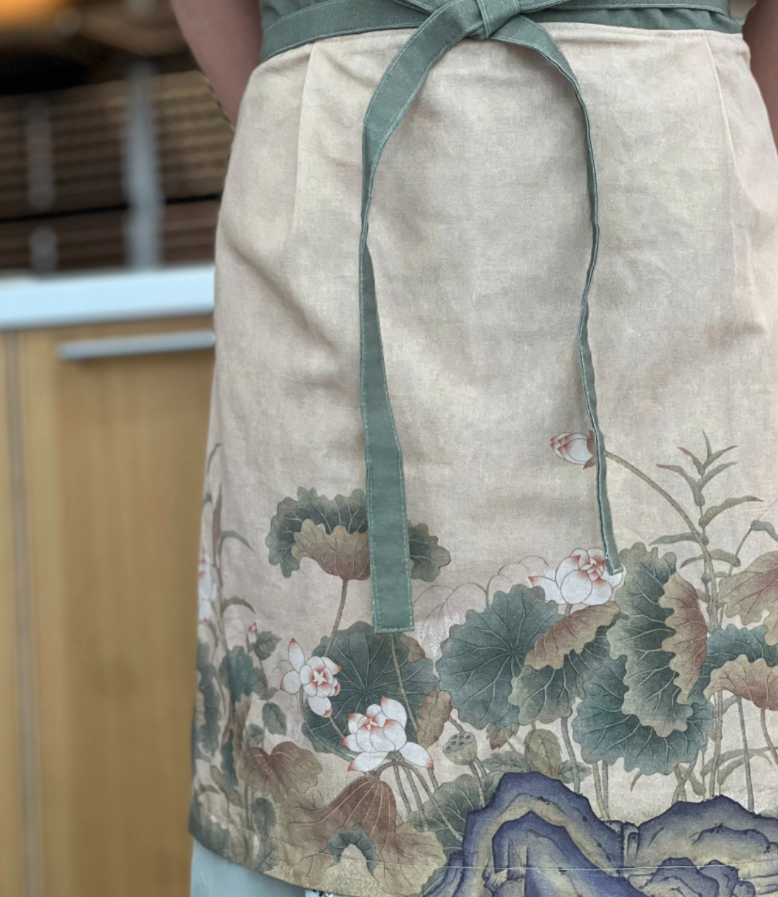 🇰🇷궁중화원 궁중화 일월오봉도 앞치마 Royal Palace Ilwolobongdo Apron