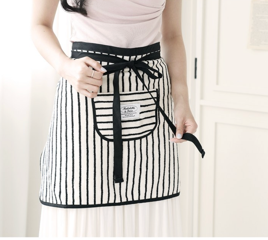 🇰🇷100%핸드메이드 마롤로뜨 파리 테리 허리 앞치마/Malolotte à Paris Terry Waist Apron