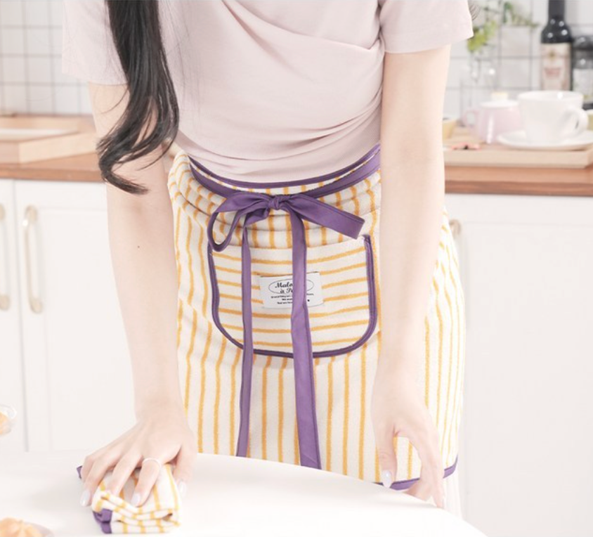 🇰🇷100%핸드메이드 마롤로뜨 파리 테리 허리 앞치마/Malolotte à Paris Terry Waist Apron