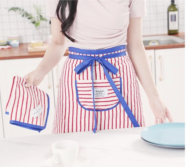 🇰🇷100%핸드메이드 마롤로뜨 파리 테리 허리 앞치마/Malolotte à Paris Terry Waist Apron