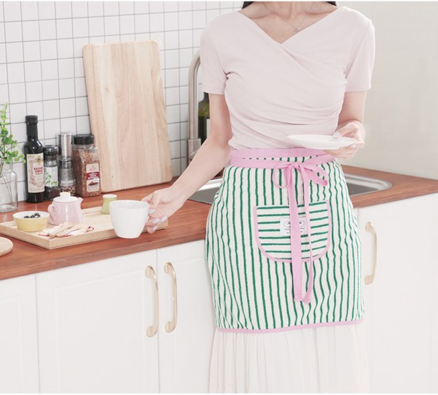🇰🇷100%핸드메이드 마롤로뜨 파리 테리 허리 앞치마/Malolotte à Paris Terry Waist Apron