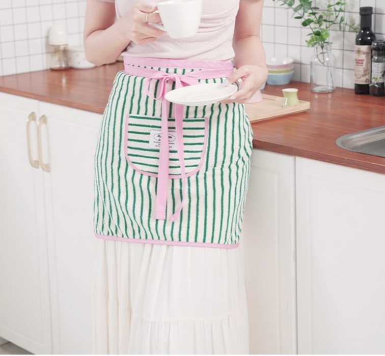 🇰🇷100%핸드메이드 마롤로뜨 파리 테리 허리 앞치마/Malolotte à Paris Terry Waist Apron