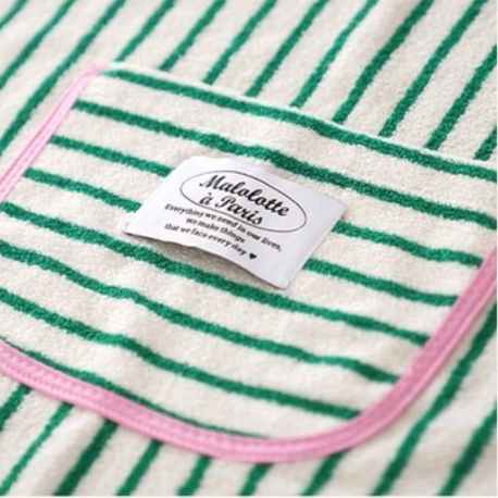 🇰🇷100%핸드메이드 마롤로뜨 파리 테리 허리 앞치마/Malolotte à Paris Terry Waist Apron