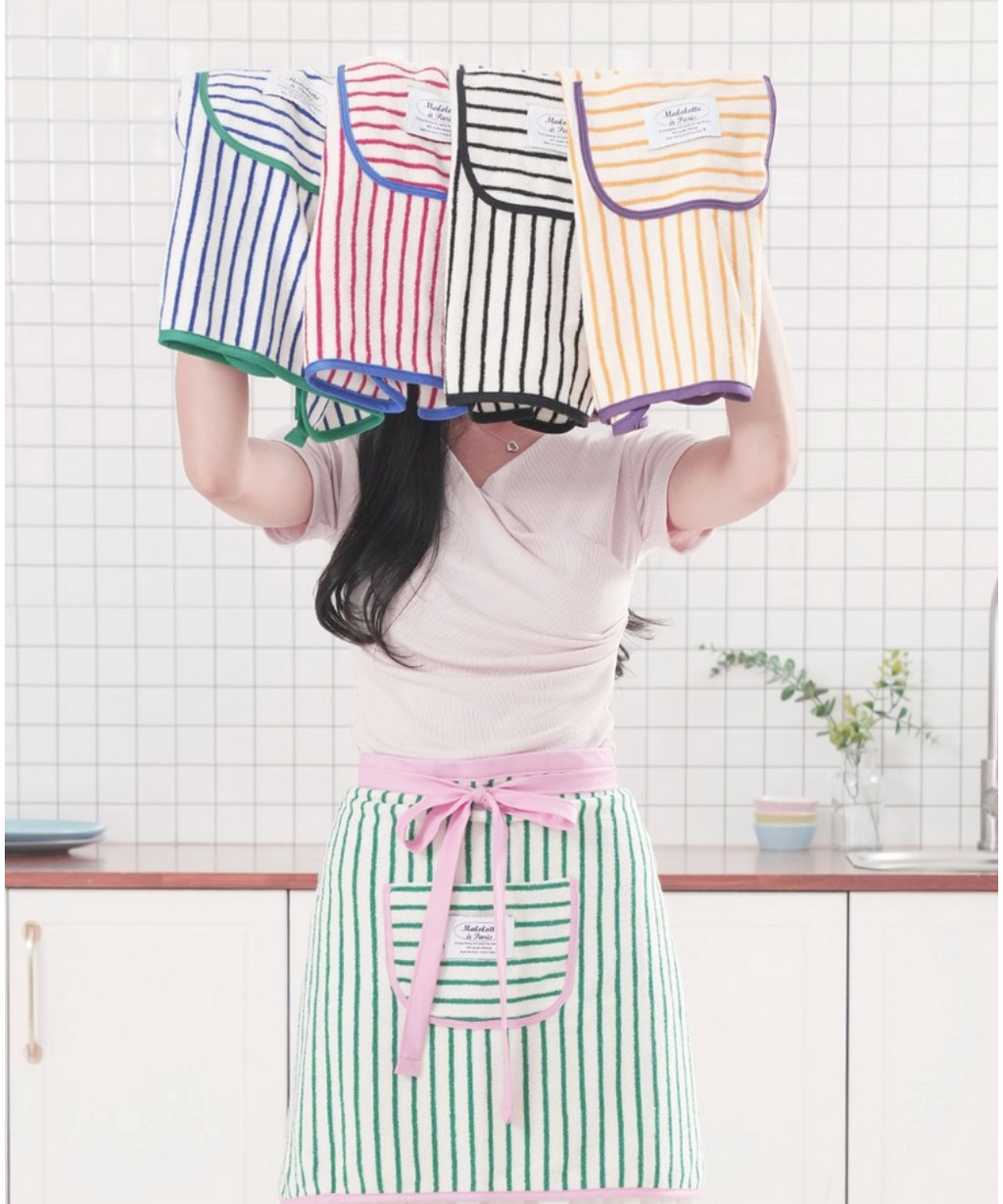 🇰🇷100%핸드메이드 마롤로뜨 파리 테리 허리 앞치마/Malolotte à Paris Terry Waist Apron