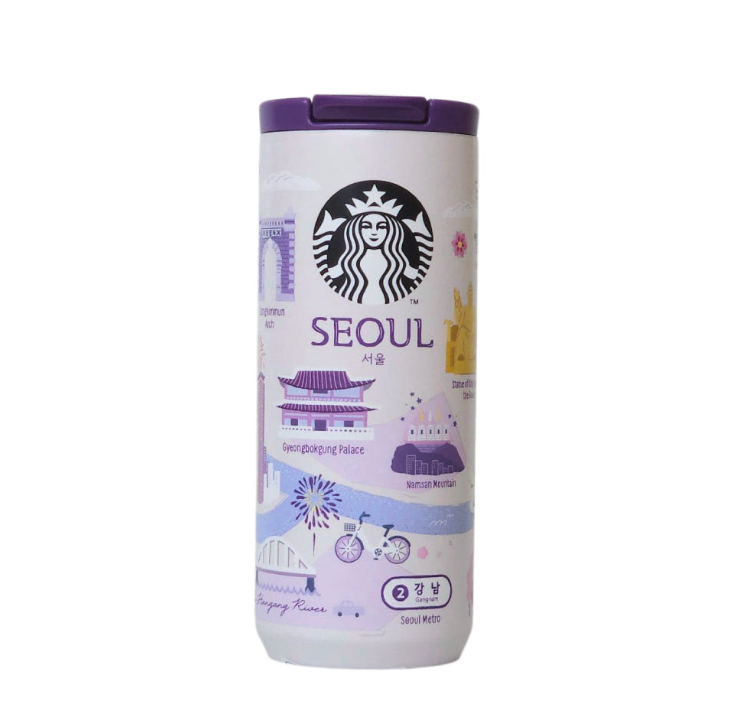 🇰🇷스타벅스 SS 안녕 서울 텀블러 355ml /Starbucks SS Hello Seoul Tumbler 355ml