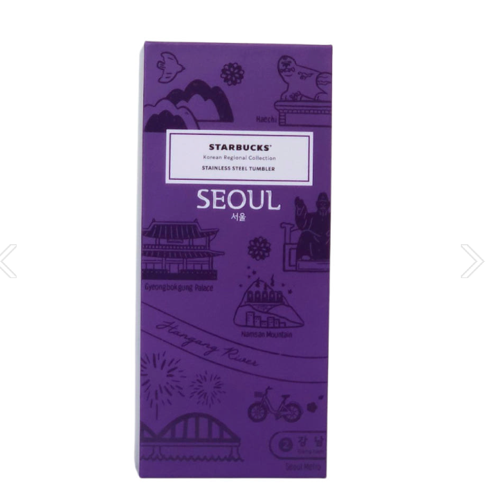 🇰🇷스타벅스 SS 안녕 서울 텀블러 355ml /Starbucks SS Hello Seoul Tumbler 355ml