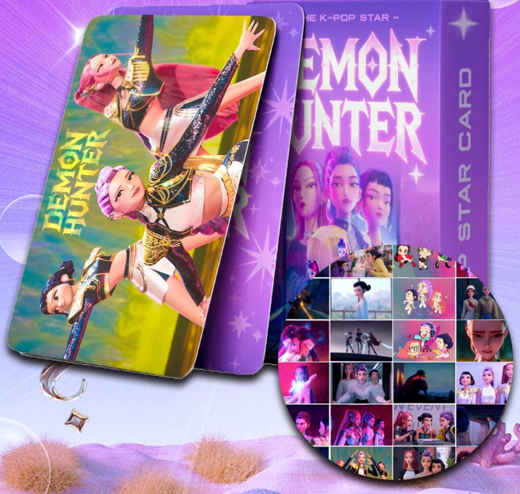 🇰🇷💙케이팝 데몬 헌터스 포토카드 /옷 입히기 스티커 / K-Pop Demon Hunters Photo Card/ Sticker Set