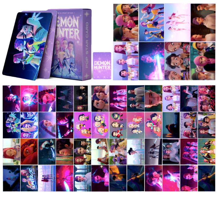 🇰🇷💙케이팝 데몬 헌터스 포토카드 /옷 입히기 스티커 / K-Pop Demon Hunters Photo Card/ Sticker Set