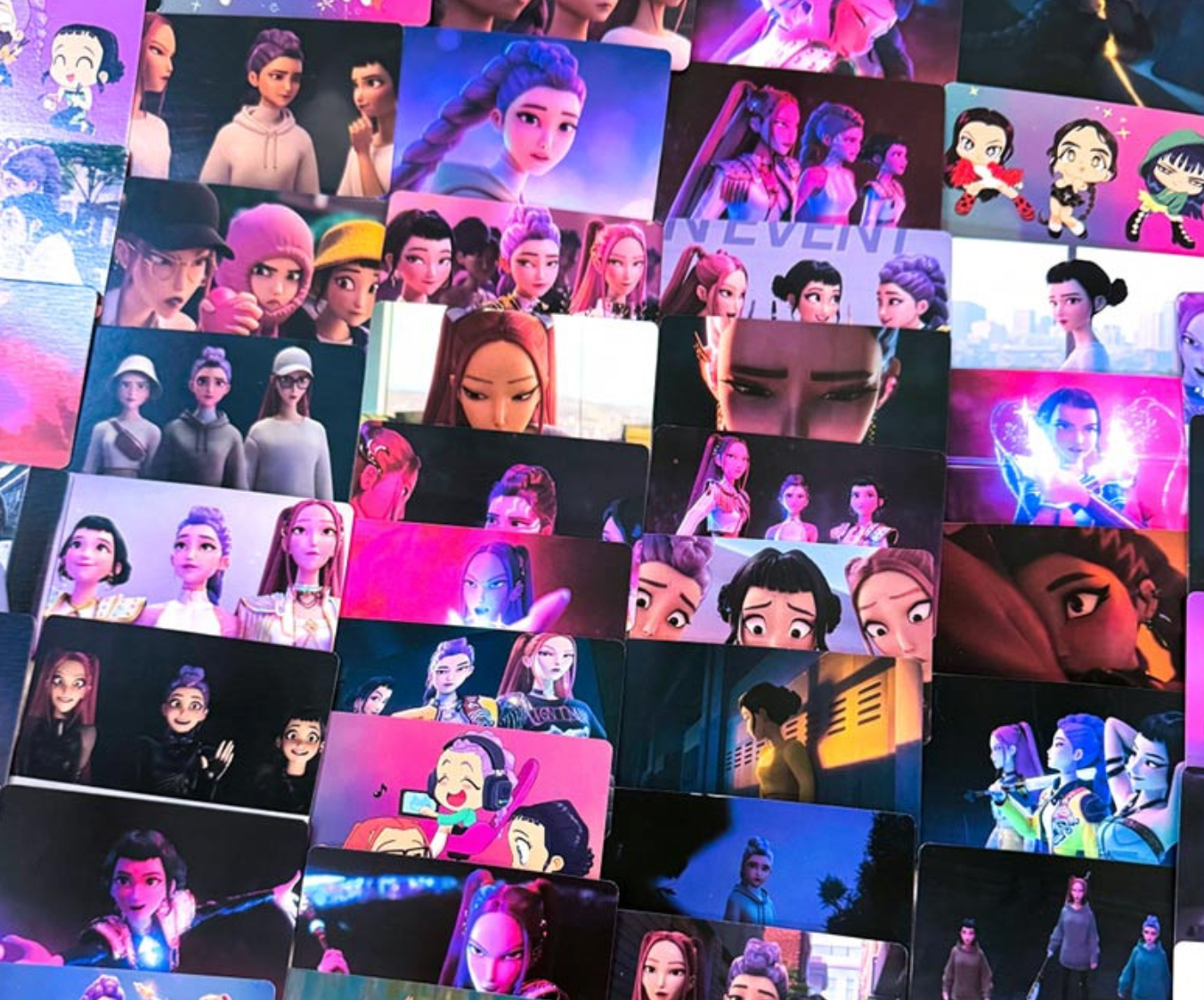 🇰🇷💙케이팝 데몬 헌터스 포토카드 /옷 입히기 스티커 / K-Pop Demon Hunters Photo Card/ Sticker Set