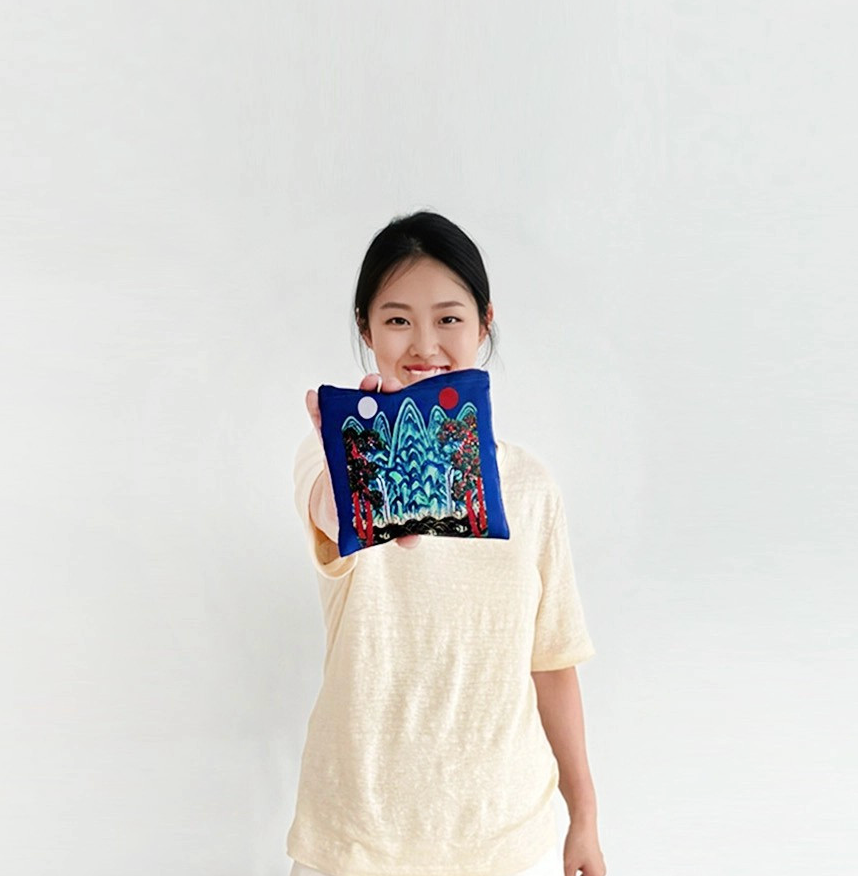 🇰🇷일월오봉 왕가백 전통 문양 에코백 Royal Heritage Folk Painting Eco Bag