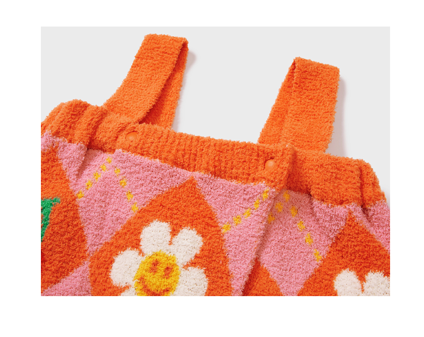 🌼 위글위글 샤워 목욕가운 배스 랩 타월 Smile Cherry Argyle Bath Wrap Towel