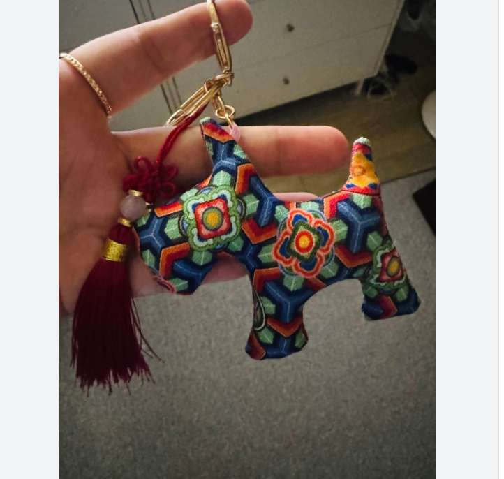 🇰🇷2026년 말의 해🐎 한국전통 무늬 말 키링/ Korean Traditional Horse Keyring