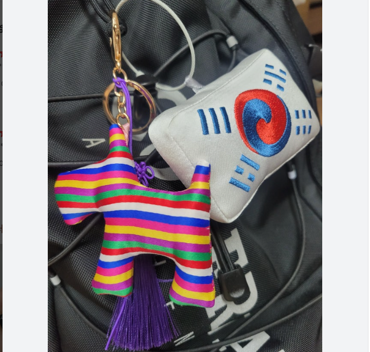 🇰🇷2026년 말의 해🐎 한국전통 무늬 말 키링/ Korean Traditional Horse Keyring