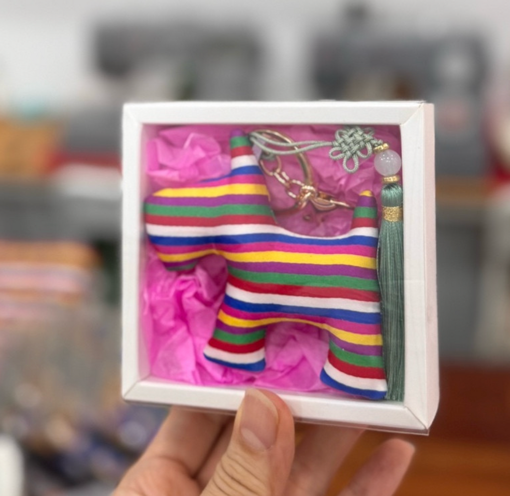 🇰🇷2026년 말의 해🐎 한국전통 무늬 말 키링/ Korean Traditional Horse Keyring