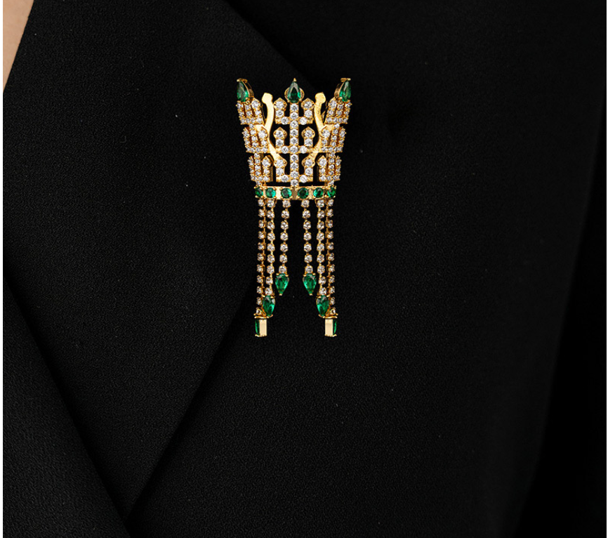 🇰🇷2025년 국립박물관 문화재단 ‘뮤즈(MUSE)’ 상품-신라 금관 브로치 /Silla Gold Crown Brooch