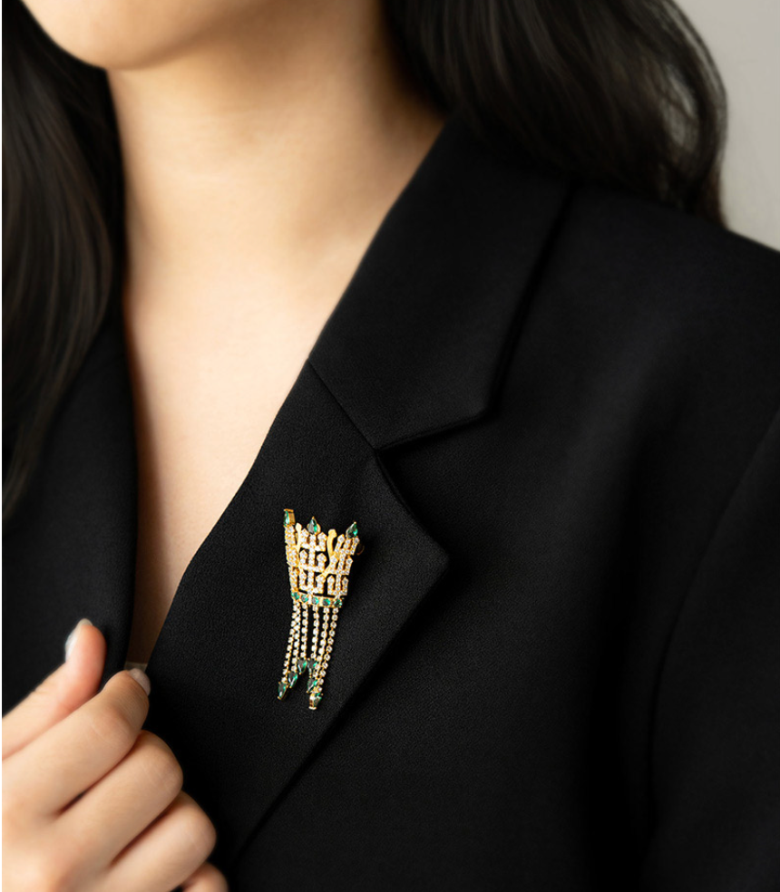 🇰🇷2025년 국립박물관 문화재단 ‘뮤즈(MUSE)’ 상품-신라 금관 브로치 /Silla Gold Crown Brooch