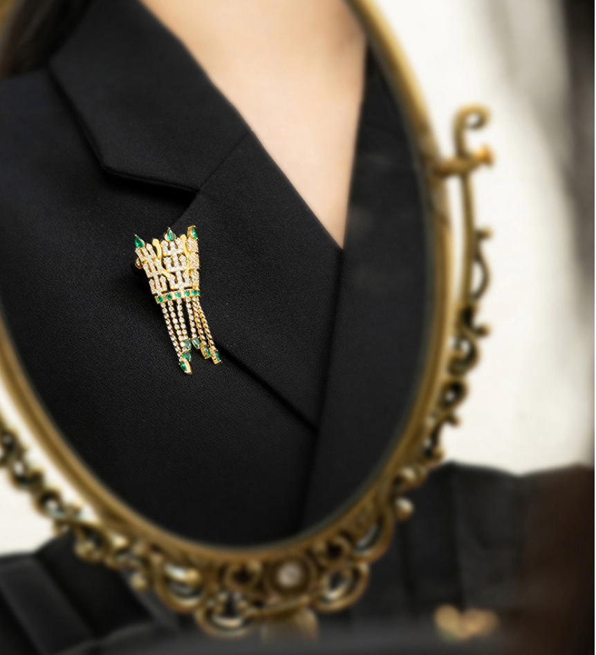 🇰🇷2025년 국립박물관 문화재단 ‘뮤즈(MUSE)’ 상품-신라 금관 브로치 /Silla Gold Crown Brooch