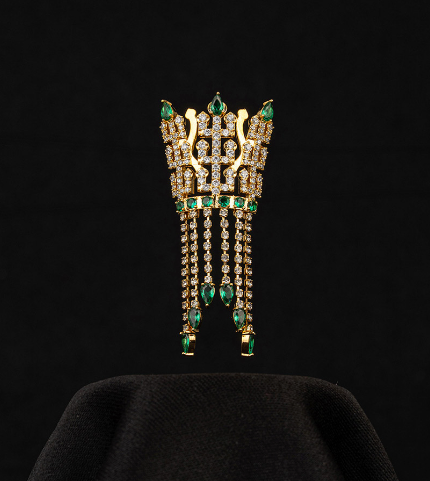 🇰🇷2025년 국립박물관 문화재단 ‘뮤즈(MUSE)’ 상품-신라 금관 브로치 /Silla Gold Crown Brooch