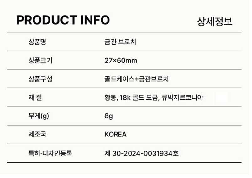 🇰🇷2025년 국립박물관 문화재단 ‘뮤즈(MUSE)’ 상품-신라 금관 브로치 /Silla Gold Crown Brooch