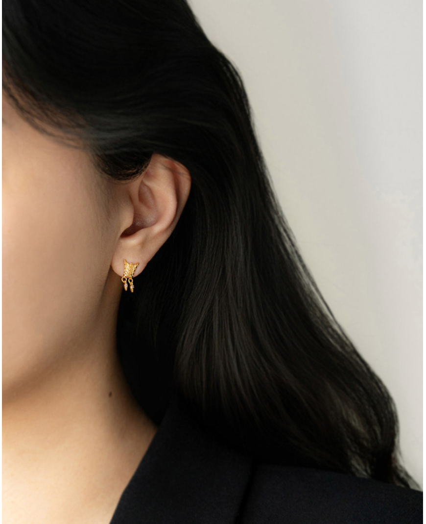 🇰🇷2025년 국립박물관 뮤즈(MUSE)금관 이어링 /Golden Crown Earring